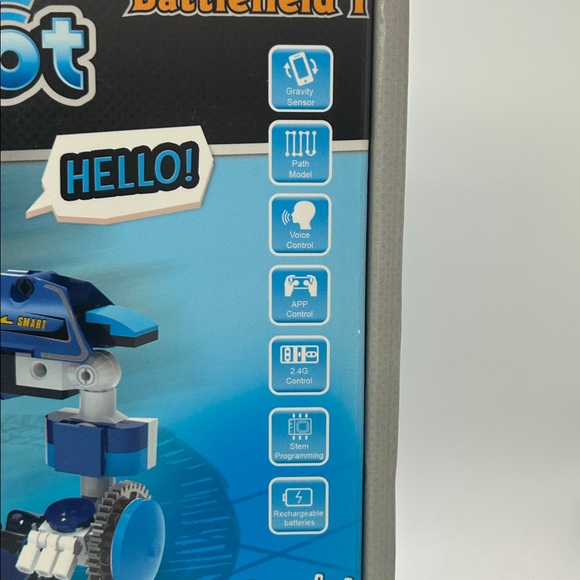 AImubot NIB Battlefield I Blue Robot Building Set 405 Pieces 8+ ages - Picture 3 of 4